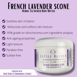 French Lavender Tea Infused Body Butter - Little Oliver Soap Company
