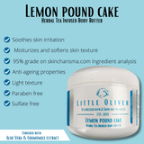 Lemon Pound Cake Tea Infused Body Butter - Little Oliver Soap Company